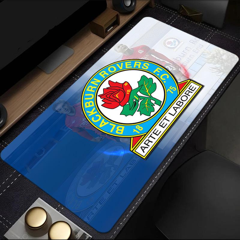 Blackburn-Rovers Crest Mouse Pad, Rubber Base, Mouse Pad for Gamers and Office Use, Gaming Desk , Easy To Clean Mat Christmas fan gifts