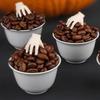 8/15pcs Plastic Halloween Horror Hands Realistic Design Terror Decoration Skeleton Hand Decor Halloween Scary Props
