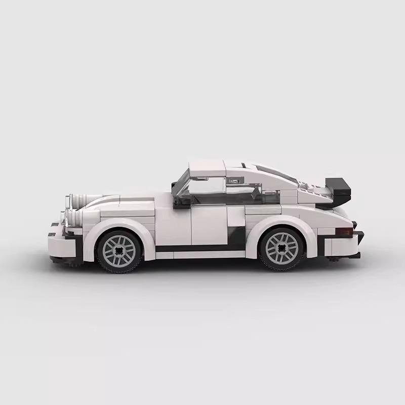 Car Plug-in Model MOC Compatible Building Blocks 911 Sports Car Small Particle Building Blocks Hands-on DIY Model Male