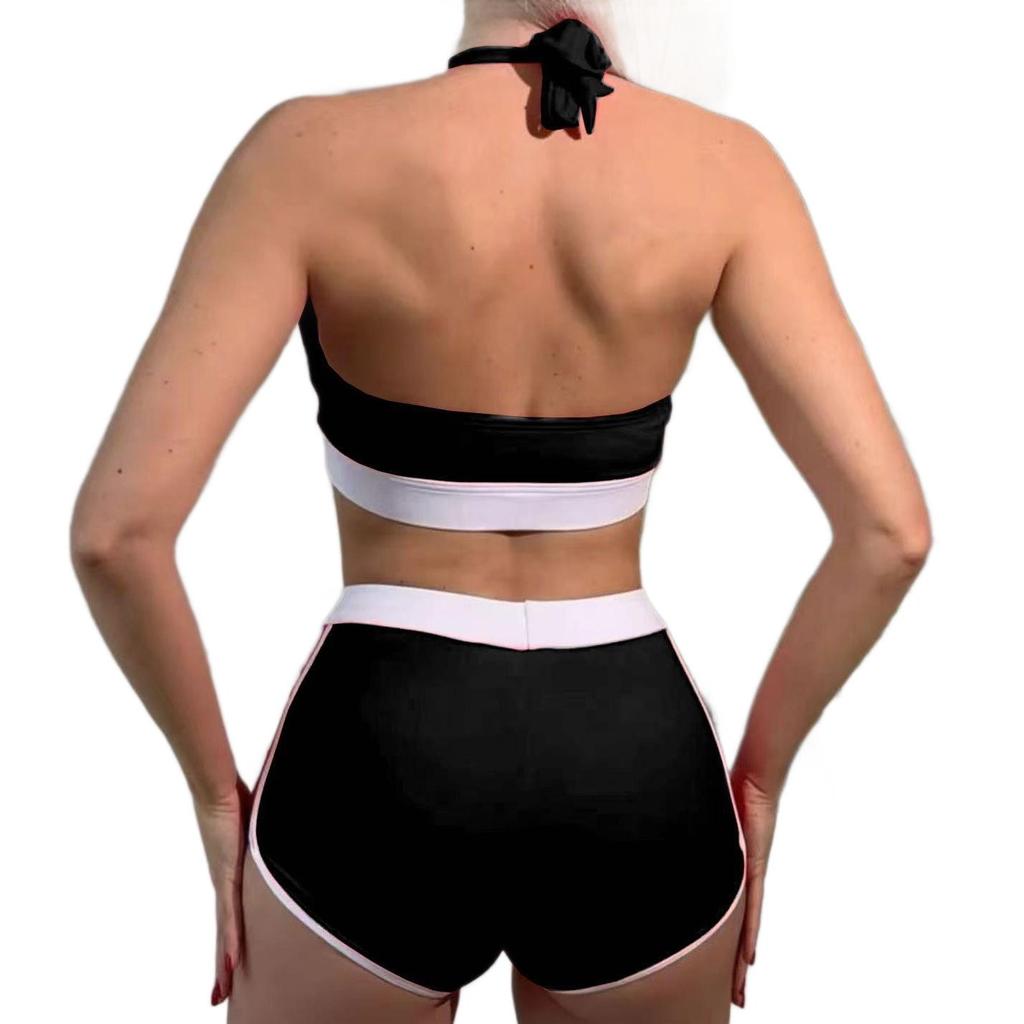 2026 High-Waisted Halter Bikini - Slimming Swimsuit for Large Busts
