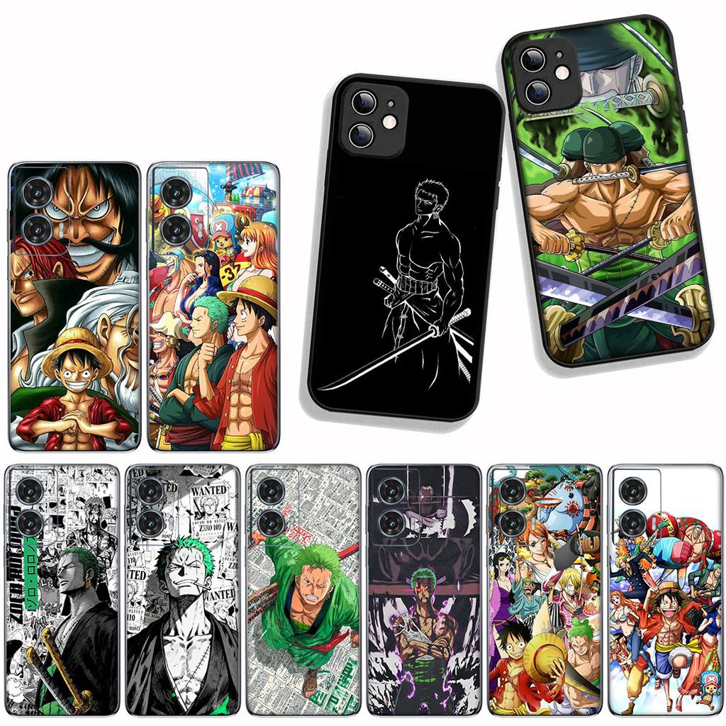 for OPPO A18 A16 A17 A38 A54 A40 A60 A80 A78 A79 A57 A55 A96 A15 A12 a53 Phone Cover Case Roronoa Zoro Luffy ONE PIECE