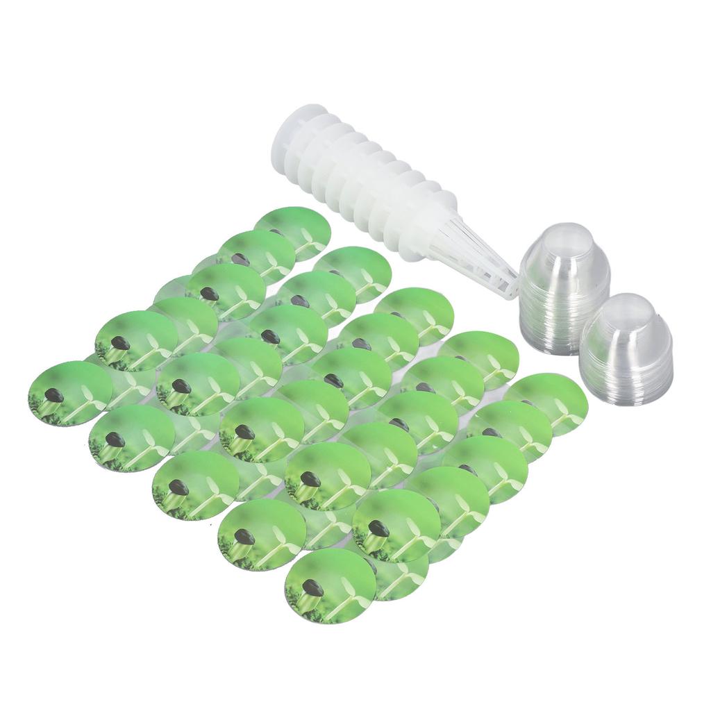 Hydroponiska Kapslar Kit Jordlösa Odlingskorgar Odlingskupoler Kapsel Etiketter Hydroponiska Tillbehör för Inomhus