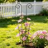 Heavy Duty Metal Flower Trellis 76cm Tall Plant Support Frame Stand For Potted Plant Hanging Baskets Garden Decoration