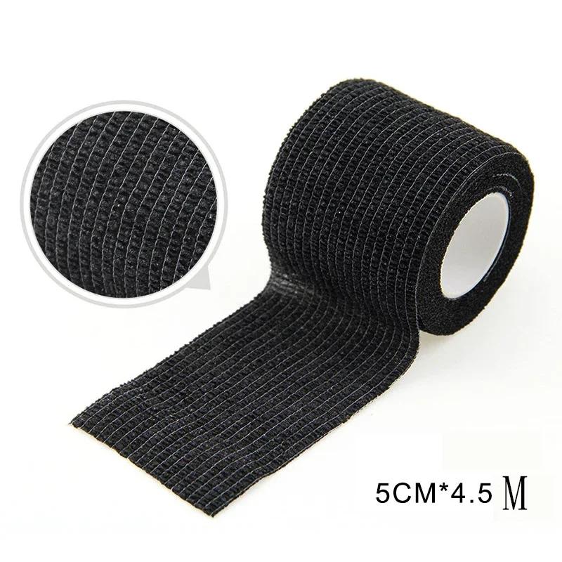 6/12pcs, Black Sports Grip Bandage Cover Wraps Tapes Nonwoven Waterproof Self Adhesive Finger Protection Home Accessories