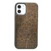 Wooden Case for iPhone 12 Mini Aztec Calendar Ziricote