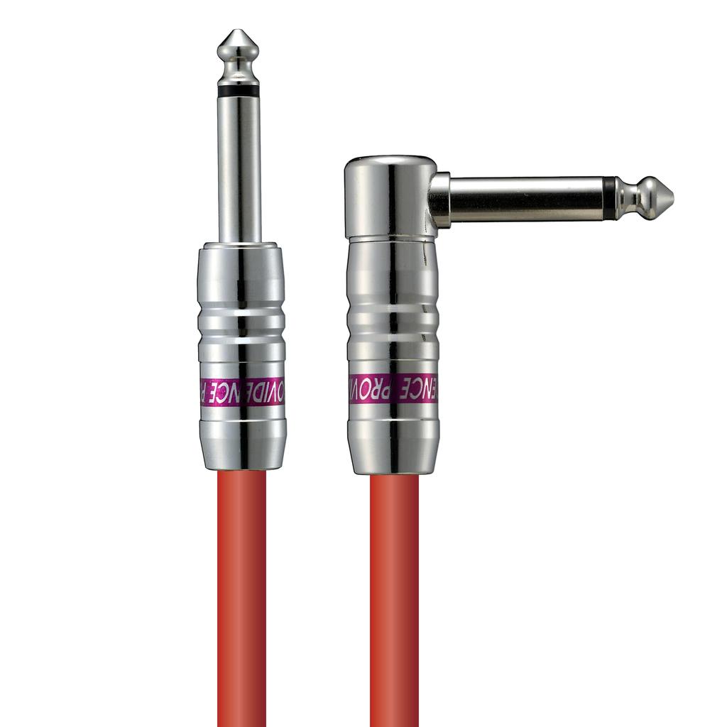 Providence LE501 Shielded Plug Red Cable, 3m, S/L (Straight/L-Shaped),