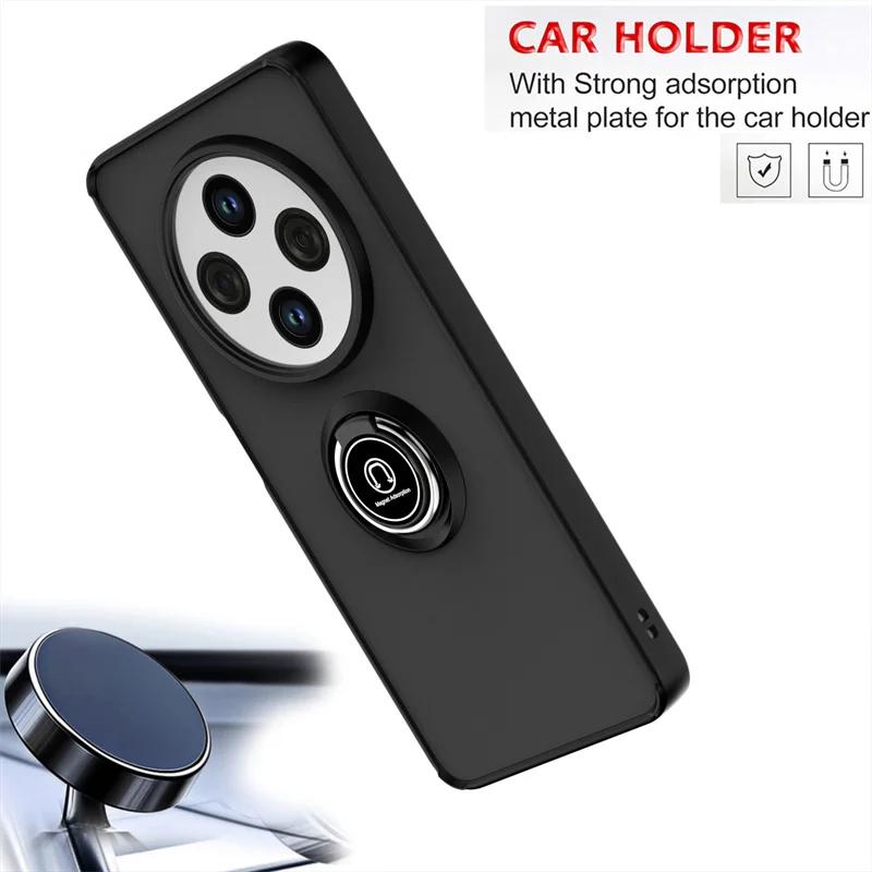 Armor Matte Case For Xiaomi Redmi 14C 4G Poco C75 Cover Ring Magnetic Holder Stand Shockproof Coque Fundas