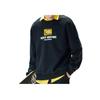 Anta Lifestyle Series Letter Print Pullover Round Neck Sweatshirt Unisex sweatshirt Black 952138732-2