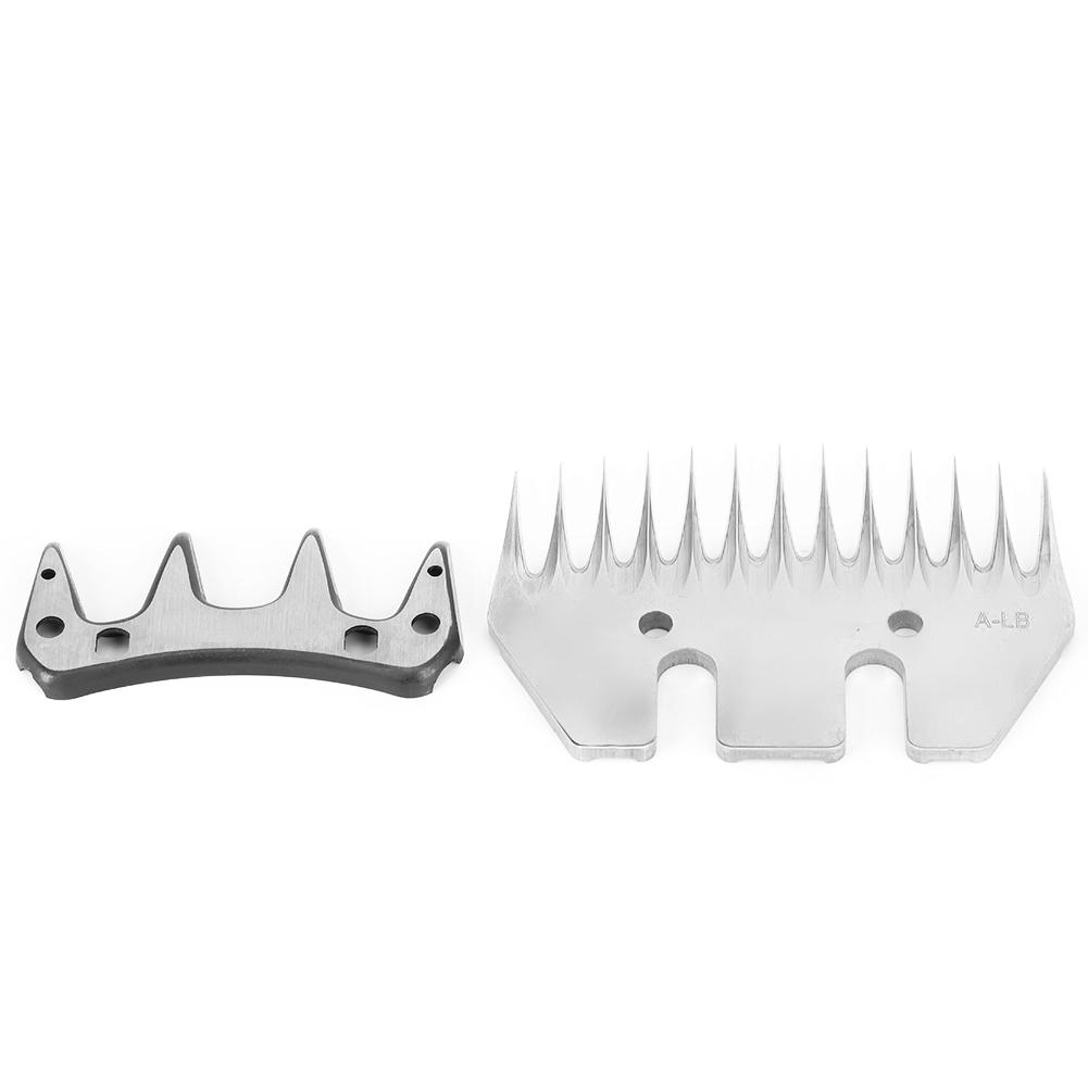 Shearing Cutting Blade Sheep Shear Part Stainless Steel Sheep Clippers Blade High Hardness Cutting Shearing Cutter Replacement