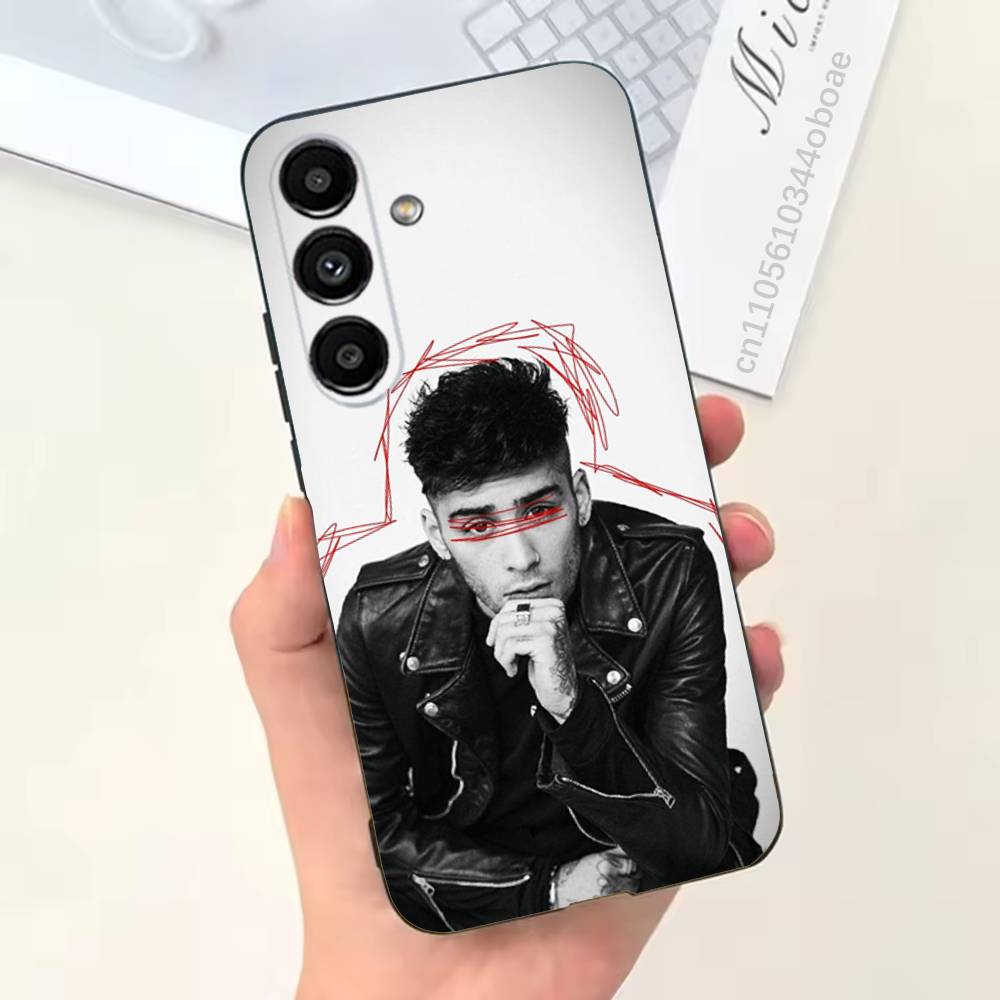 Singer Z-Zayn Phone Case For Samsung S25,24,21,22,23,20,S30,Ultra,Plus,Fe,Lite,Note,5G Black Soft