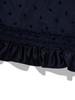 Eogeulliswedou Mesh Star Ruffle Mini Skirt (Navy)