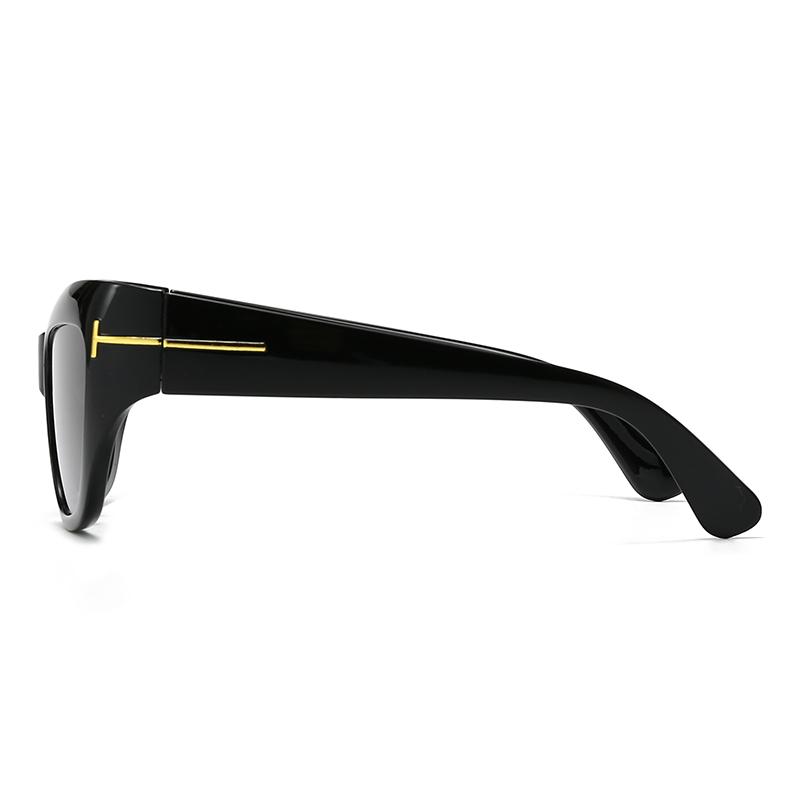 Foreign Trade  Modern Cat-Eye Sunglasses European And American Street Photography Ins Popular Model Square Sunglasses