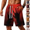 Herren Lässige Shorts im Halloween-Design mit lockerem Schnitt, elastischem Bund, Kordelzug und Taschen für Outdoor-Sport und den täglichen Gebrauch