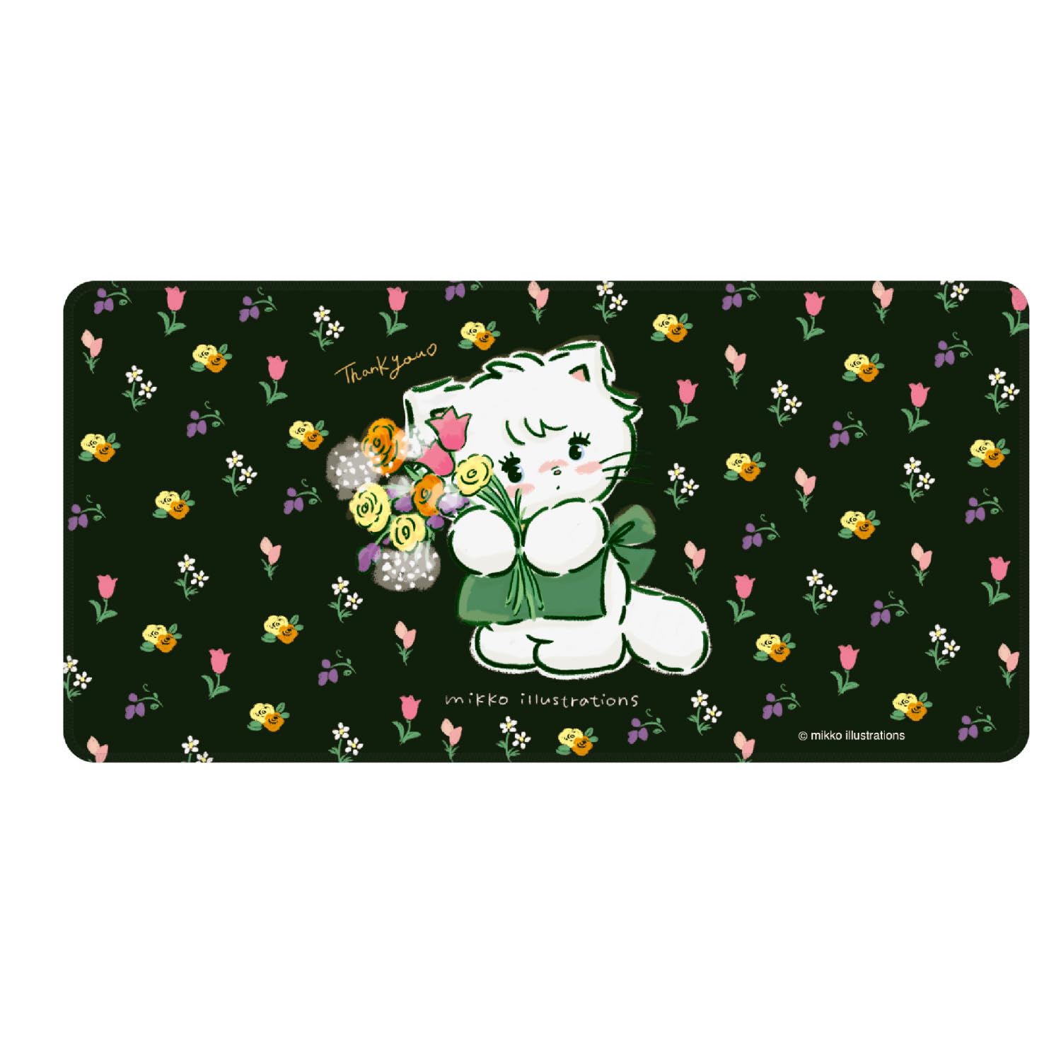 Gourmandise mikko illustrations Desk Mat Black NMD-11BK чёрный
