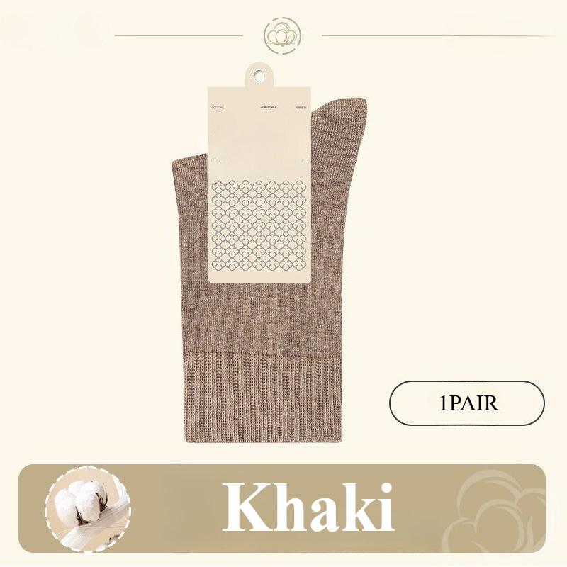 

Хлопковые однотонные носки до середины икры Женские осенне-зимние носки Бесшовные носки до середины икры One size