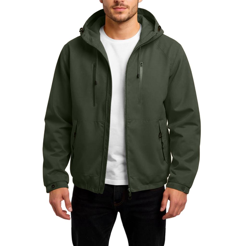 Men's  Fashion  Leisure  Hooded Hood  Outdoor  Jacket  Coat