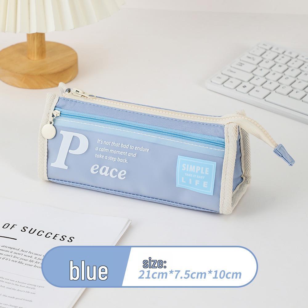 Large Capacity TPU Pencil Case for Junior High Students - Cute and Stylish Design