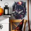 Fierce Lone Wolf Jungle Skull Head Bedroom Living Room Home Background Beautification and Decoration Wall Stickers