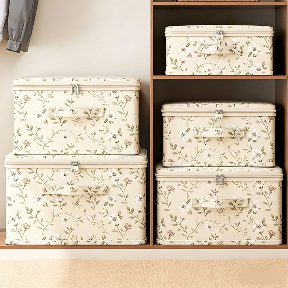 Washable Wardrobe Storage Bins Foldable Toy Storage Box Clothes Quilt Storage Box  for Home