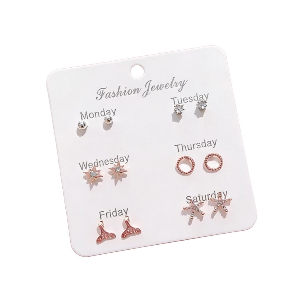 Einwöchiges Nischen-Ohrring-Set: Perlen Brosche Schleife & Schwan Ohrringe - Einfacher & Vielseitiger Schmuck für Damen
