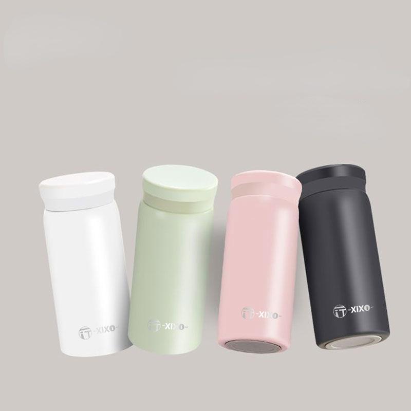 Přenosný hrnek na vodu Malý termohrnek 300ml Vakuové baňky Přenosný nerezový termohrnek Láhev na vodu Cestovní čajový hrnek Kancelářský termohrnek