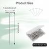 200 Pcs T P, 2 Inch Stainless Steel Wig P for Blocking Knitting & Crochet, T-Shaped Sewing Pin for Wigs, Crafts, Jewelry Making,Modelling,Quilting