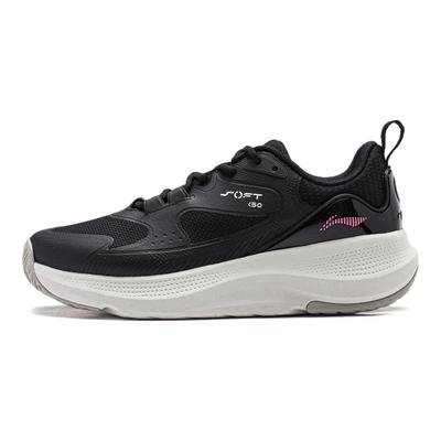 Li Ning Soft Element Ademend Lichtgewicht Casual Schoenen Dames Sneakers Zwart AGLU012-3