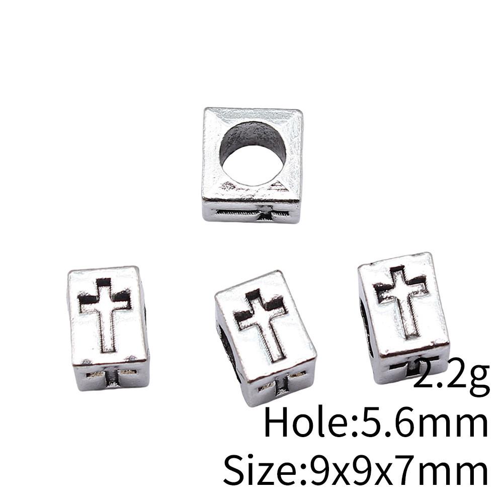 Beads Pendant Jewelry Materials Character Love Big Hole Beads Loose Spacer Accessories Parts Jewellery Making