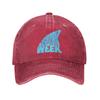 Shark week in the shape of a shark Sun Baseball Cap  Fitted Retro Women Unisex  Wholesale Custom DIY Kpop Rock Baseball Caps
