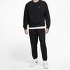 Nike Solid Color Elastic Waist Cuffed Pants Men Bottoms Black CZ5365-010