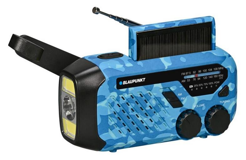 Blaupunkt ER10BC Survival Radio, Blue-Black