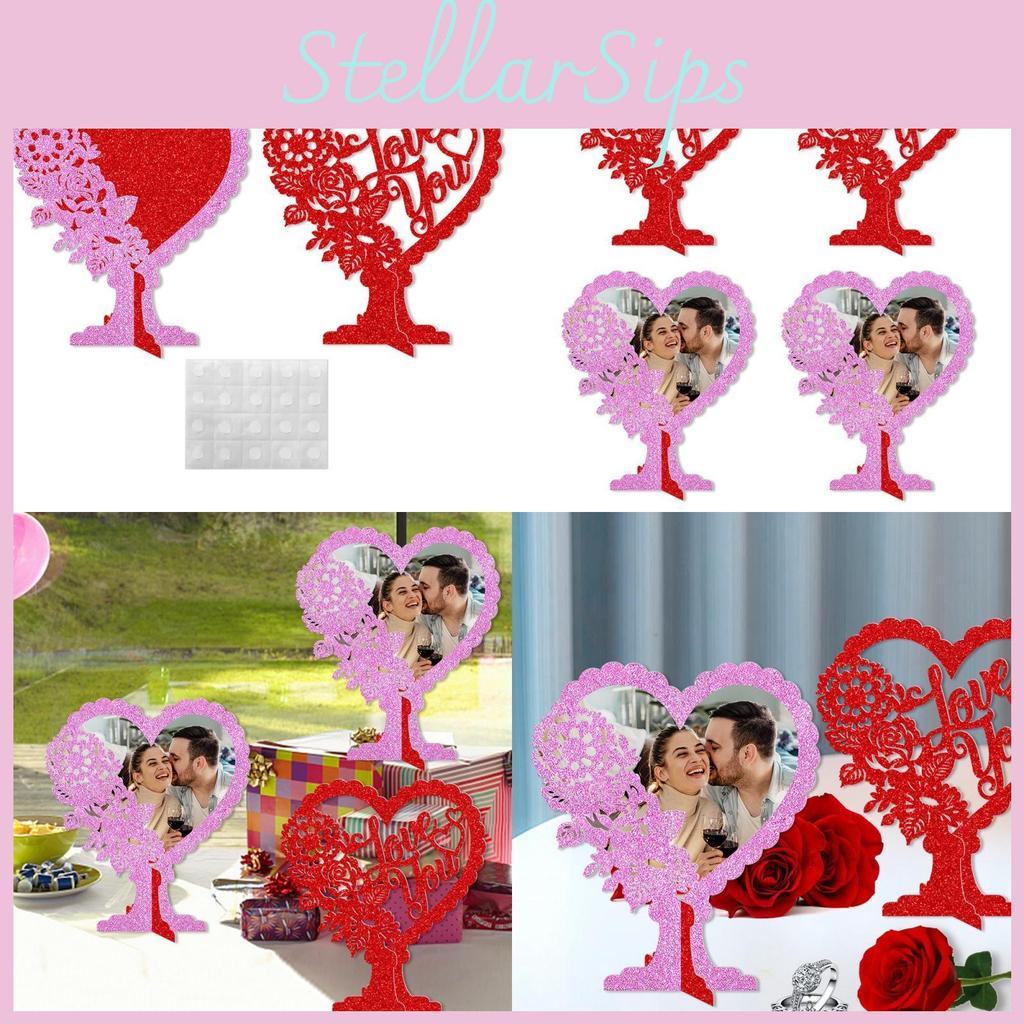 Day Decoration Valentines Love Heart 3d Ornament Desktop Photo Props Arrange