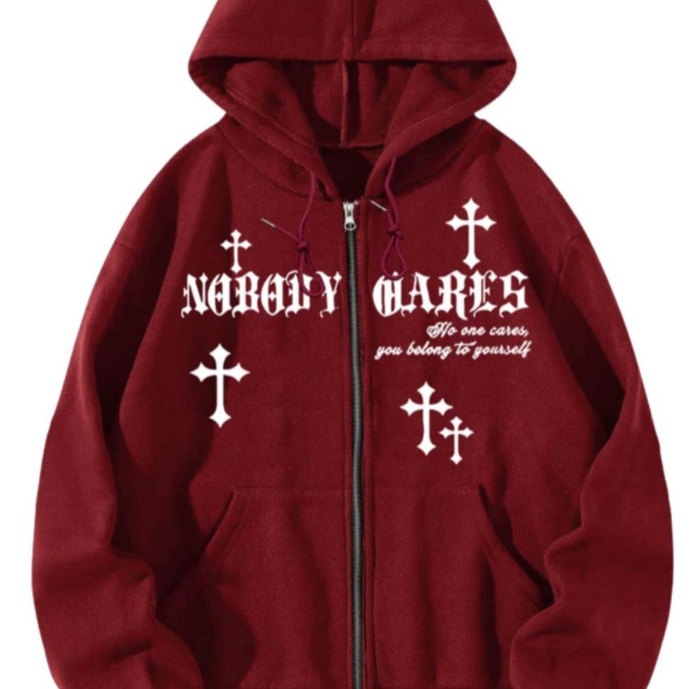 

2024 Badass Influencer Zipper Hoodie Cardigan with New Print XXXL