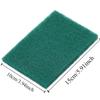 Reusable Green Scrub Sponge Dual Sided Kitchen Sponge Heavy Duty Oil Removal Scratch Free Dishwashing Pot Cleaning Eco Friendly