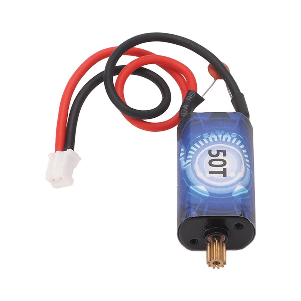 RC Brushed Motor Professional Replacement 50T Aluminum Alloy Brushed Motor for Axial SCX24 1/24 RC Car