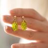 Pure Nails: Unique Tea-Inspired White Fungus and Green Grape Earrings - This Year's Luxurious and Innovative Design