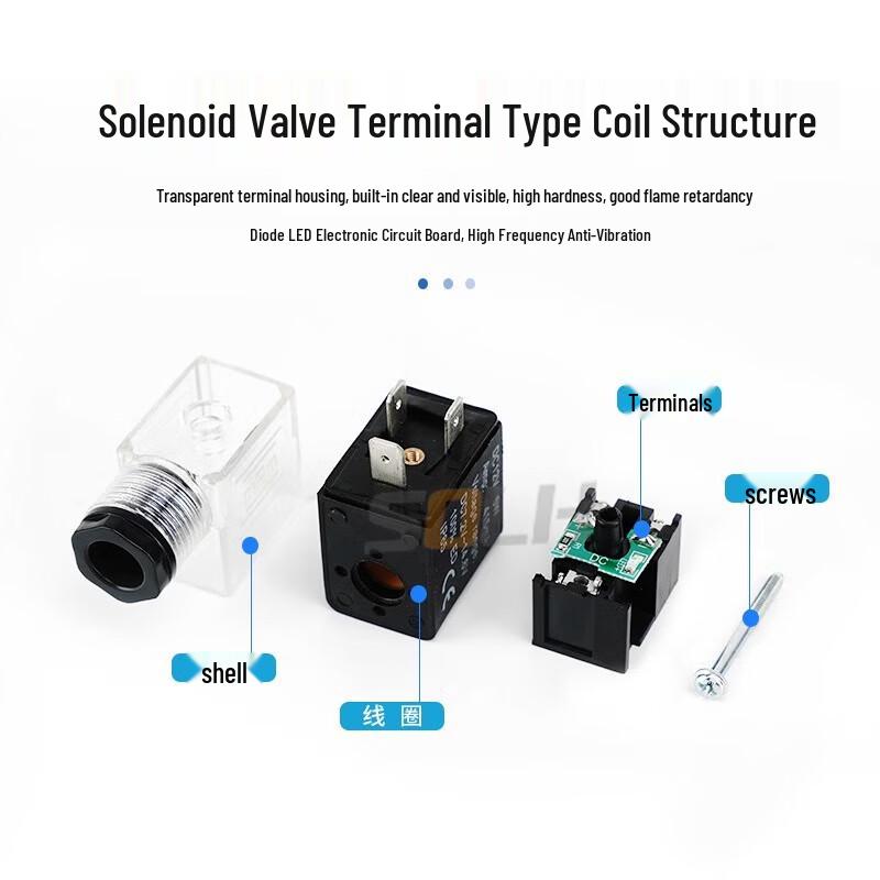 Xinlixing 4V210-08 Pneumatic Solenoid Valve Coil