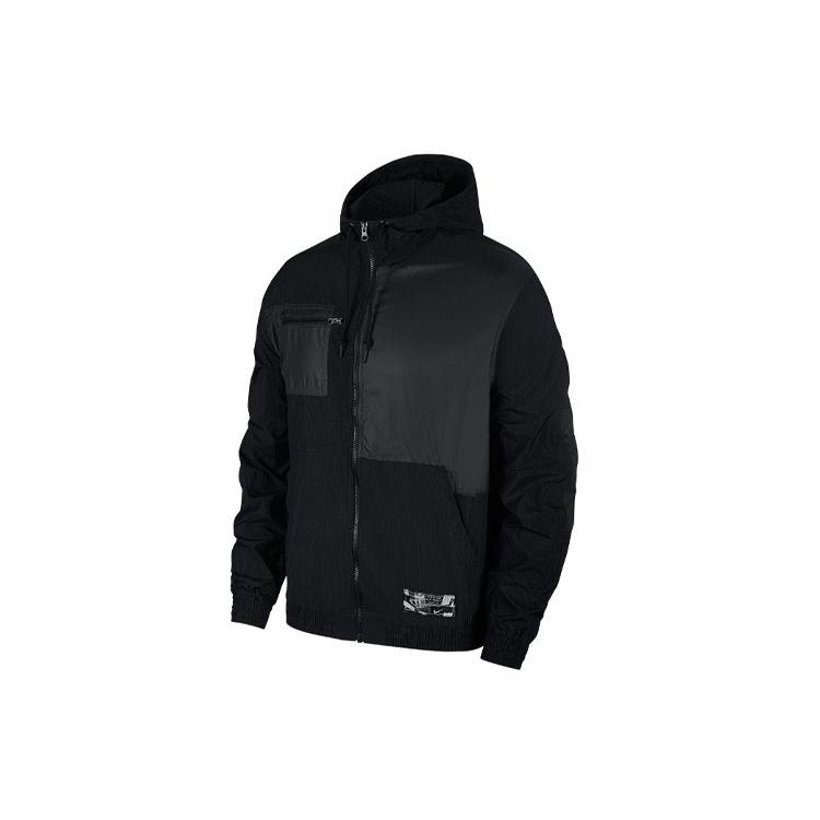 Nike Ceketler Erkek Siyah Kapüşonlu Orta Diğer BV3332-010