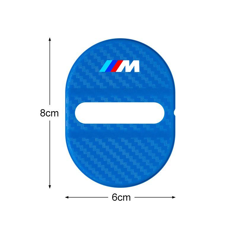 FA3-4db Szénszálas Autóajtó Némító Csillapító Párna ABS Autóajtó Zár Csatt Fedél BMW M M3 M5 M6 X3 E46 E90 E39 F10 F20 F30 G20-hoz