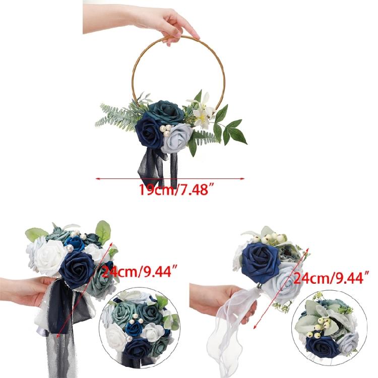 Wedding Artificial Flower Bouquet Simulation Wedding Flower Arrangement