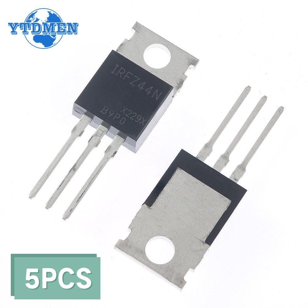 5/10/25PCS Mosfet IRFZ44N TO220 Transistor Kit IRFZ44NPBF TO-220 High Power Transistors IRFZ44 49A 55V Field Effect Transistor