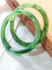 10mm Taro Paste Round Bar Thick Tianshan Jade Bracelet, New Chinese Qipao Style, Imperial Concubine National Style for Women
