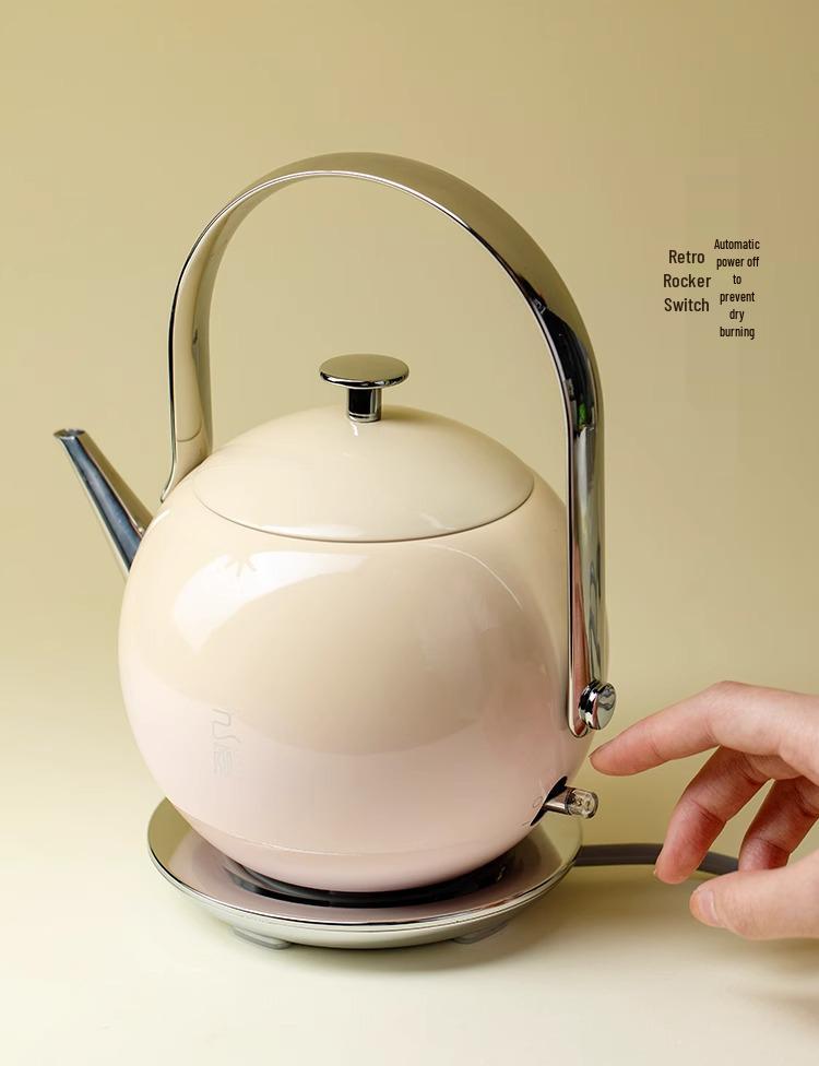 Ji Yan 2025 High-Value 304 Stainless Steel Electric Tea Kettle
