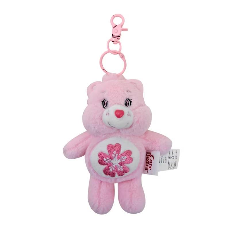 Plush keychain 1PC small pendant Siamese bear girl doll keychain toy bag mobile phone case hanging decorations birthday gift