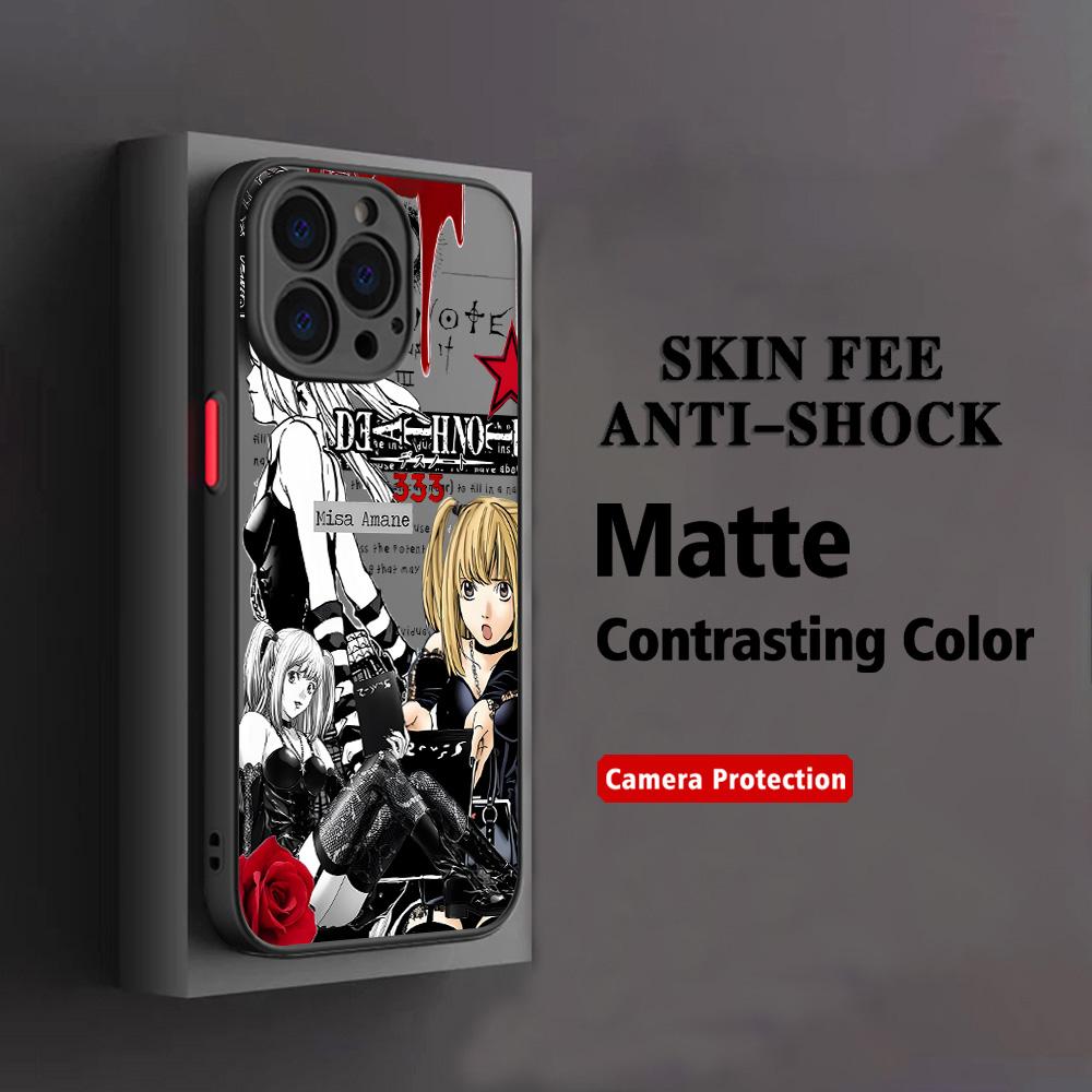 HOT Anime DEATH NOTE Misa Amane Phone Case For iPhone 17 16e 16 15 14 13 12 11 Mini Pro Air  Max X XR XSMax 7 8 6 Plus Matte