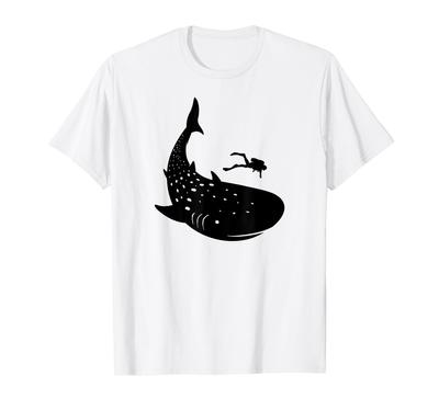 Shark Whale Shark Diver Ocean Diving Vacation Sea Diving T-shirt