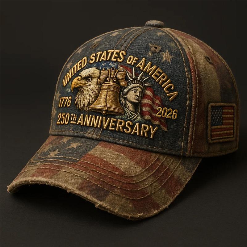 Eagle Commemoration Anniversary 3D Printed Baseball Cap, Casual Outdoor Sunshade Visor Hat, Unisex for Men & Women, Breathable
