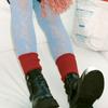 SNUGGIEST Chunky Cotton Winter Knit Socks [Blood Orange]