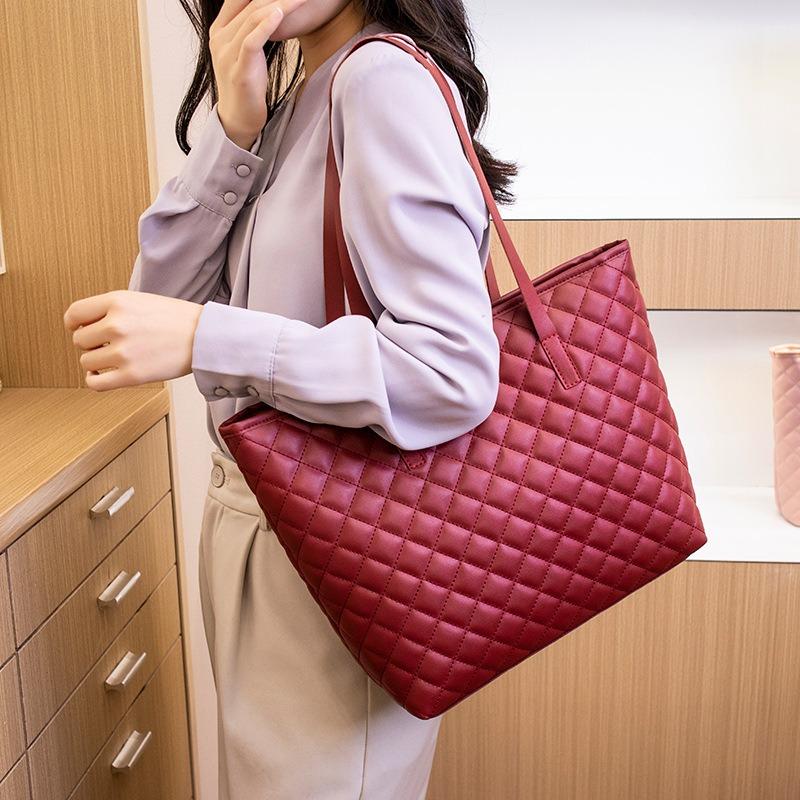 Large-capacity diamond bag women's new Jane Tote large bag casual shoulder handbag
