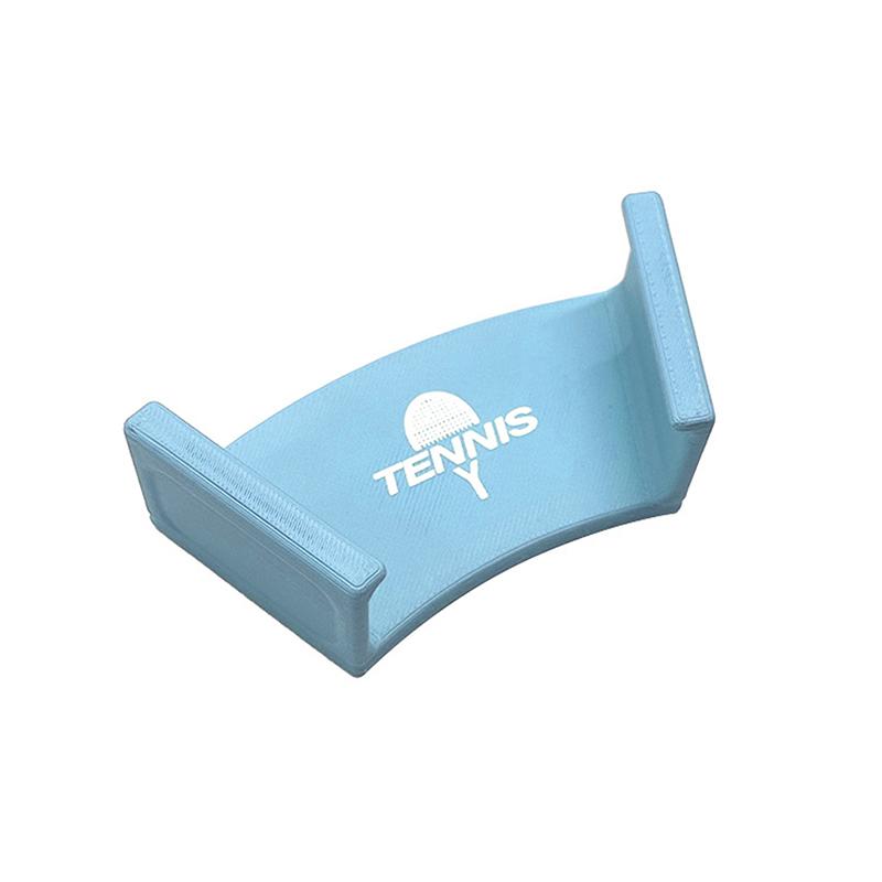 Wall Mounted Tennis Racket Wall Rack Plastic Self-Adhesive Badminton Rackets Holder Durable Punch-Free 1Pc
